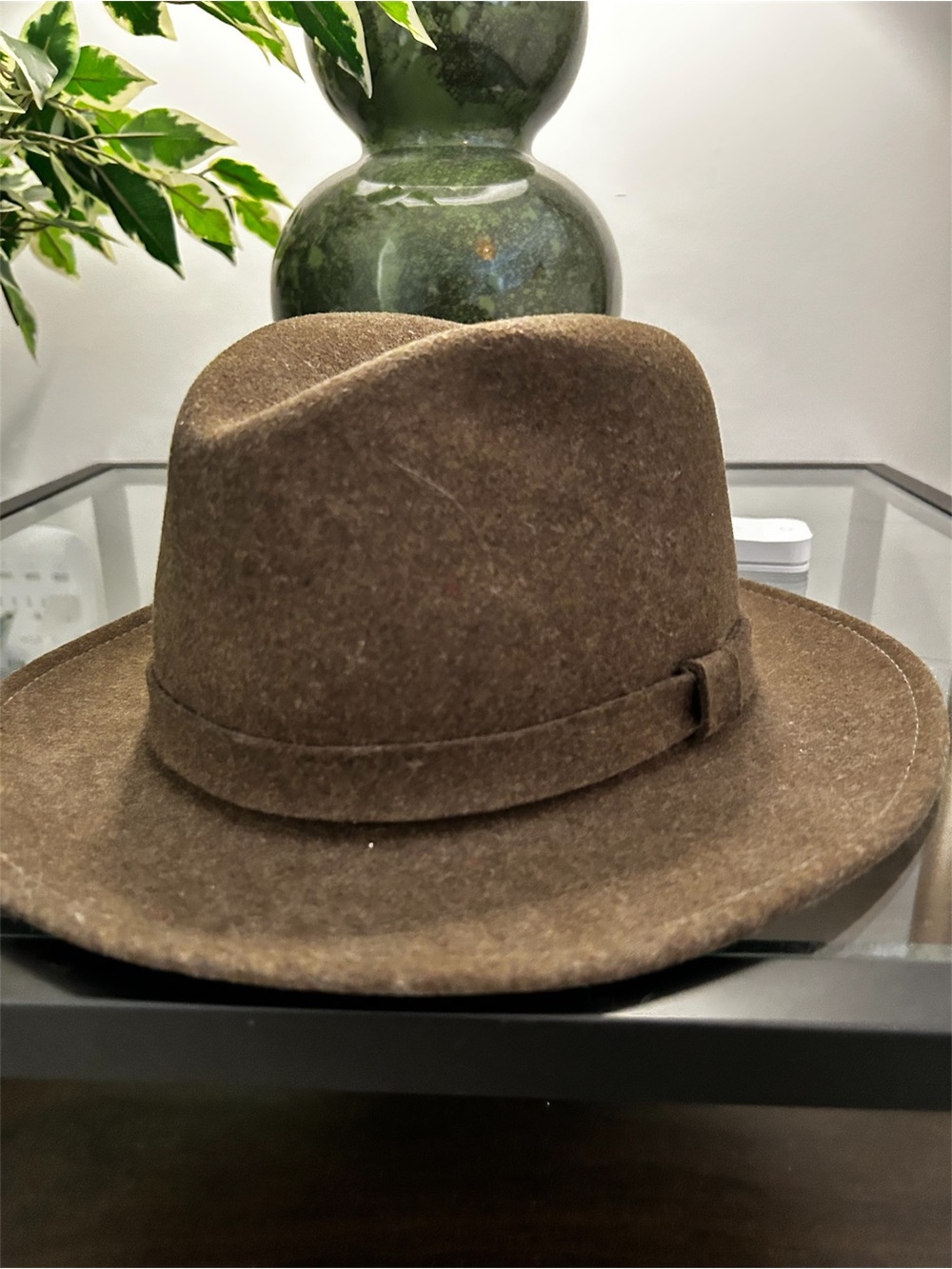 Bailey of Hollywood for J.Crew LiteFelt Fedora in Brown (Medium/Large)